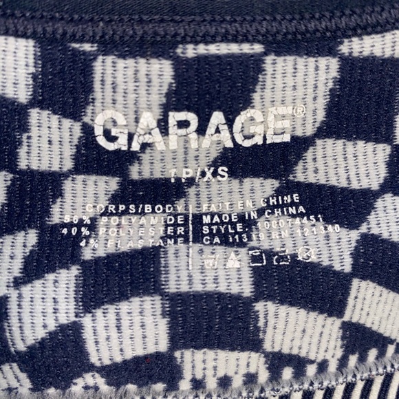 🏁Garage Trippy Checkered Bralette🏁 - Picture 5 of 5